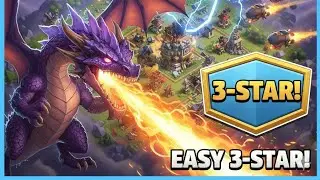 Rocket Loon RAGE! NEW TH12 Attack Strategy - Zap Dragons & Super Dragon Combo
