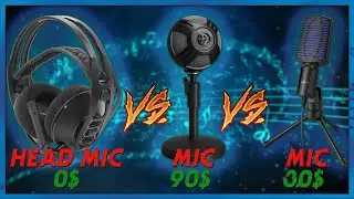 👉MICROPHONE COMPARISON 0$ VS 30$ VS 90$ | BENCHMARK