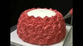 IMG 2142 heart rose cake