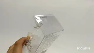 color printed clear PVC plastic storage box