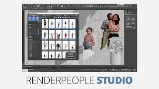 Renderpeople STUDIO - Free 3ds Max Plug-In