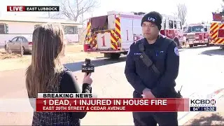 1 dead, 1 injured in east Lubbock house fire