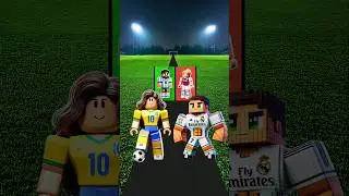 Roblox vs Minecraft - Ronaldo & Messi or Georgina & Lehmann 🤪🎮