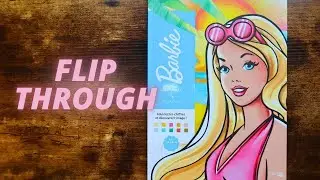 NEW hachette heroes mystery color by number book | barbie!