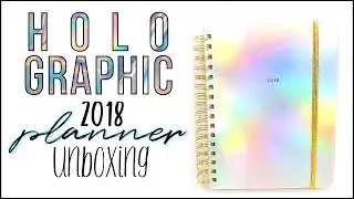 medium HOLOGRAPHIC Bando Agenda 2017-2018 UNBOXING!