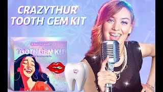 CRAZYTHUR Shining DIY Teeth Gems Kit