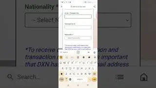 How to register for the first time as a distributor in DXN