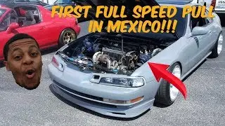 Turbo Honda Prelude | First full speed pull | smp car meet
