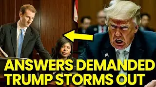 Trump STORMS OUT as PROSECUTOR DEMANDS Answers NOW