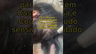 Shampoos para couro cabeludo sens&iacute;vel #dermatite #alopecia #quedadecabelo