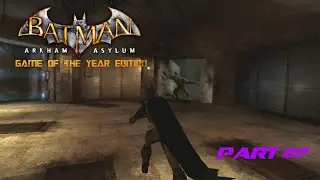 Underground battle  | Batman Arkham Aslyum  #27