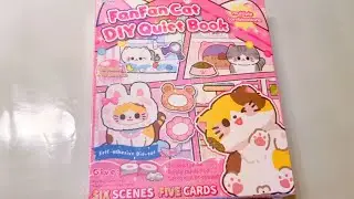 FANFAN CAT DIY QUIET BOOK #diy #diyquietbook #quietbook 