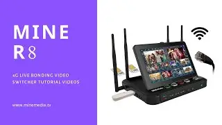 Portable 4G Video Switcher Tutorial 02~Mine R8 Video Switcher RTSP Setting