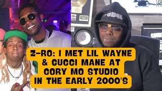 Z-RO Meets LIL WAYNE & GUCCI MANE at CORY MO Studio Back in the early 2000's (MUST WATCH)