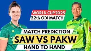 SAW vs PAKW Today Match Prediction 🥶 | South Africa Women vs Pakistan Women 22nd ODI World cup 2025