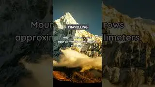 Mount Everest! 🏔️📏 #Travel #MountEverest #Mountain