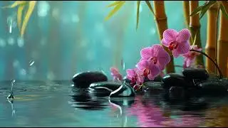 Tranquil Waters, Gentle Soul #GentleSoul #RelaxingPiano #WaterAmbience #BambooZen #OrchidCalm