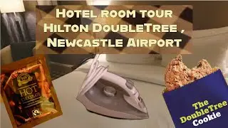 Short hotel room tour - Hilton DoubleTree, Newcastle Airport - pre-Caribbean cruise stay!