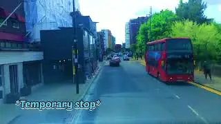 Almost *full* route visual - Goahead London bus route 93 (North Cheam to Putney Station)