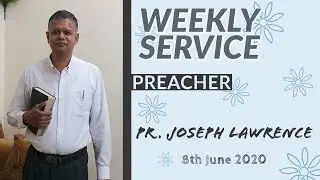 പ്രാർത്ഥന ഉള്ള ജീവിതം 🙏🙏🙏 | PREACHER PR. JOSEPH LAWRENCE | WEEKLY SERVICE | HIM | ZOOM CLOUD MEETING