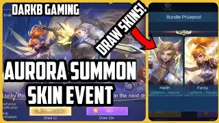 Aurora Summon Skin Event: Can we get free skin? | Draw Skins with Aurora Crystals | MLBB