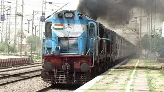 Itarsi Wdm3a Twins Chugging Towards Mathura With IRCTC Bharat Darshan tourist Special