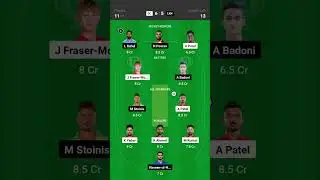 DC vs LSG #tataipl2024 #gldream11team #today #dcvslsg #dcvslkn #dream11prediction #lknvsdcdream11