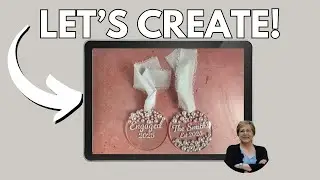 2025 Personalized Pearl Ornaments Tutorial | #cricutcrafts #cricutmade #WeddingOrnament #DIYOrnament
