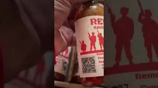 RED Sauce Remember Everyone Deployed #vets #ptsd #hotsauce #red