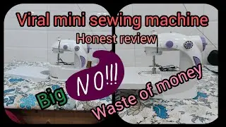 Viral mini sewing machine honest review #trending #momlife #family #baby #viral #meesho