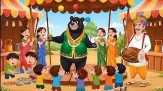 Kalu Madaari Aya | Bhalu, Choha, Hathi, Sher, Bandar | Hindi Kids Rhyme | 🐻🐭🐘🦁🐒