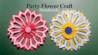 DIY Party Decoration Crafting Stunning Paper Flower | Making Party Decoration | Paper Flower Edition