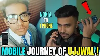 MOBILE JOURNEY OF UJJWAL | TECHNO GAMERZ | I PHONE | UJJWAL GAMING | UJJWAL CHAURASIA | APPLE MOBILE