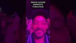 Will Smith CRIES at Coachella: During Willow Smith's Performance #willsmith #shorts #willowsmith