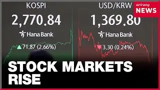 Korean stock markets rise as Korea welcomes new president