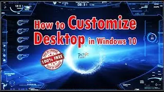 How to customize desktop in Windows 10 with Rainmeter || Customize Your Windows Desktop