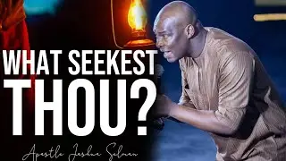 WHAT SEEKEST THOU? - Apostle Joshua Selman 2022 | The Peace of God| Koinonia Abuja 3rd April