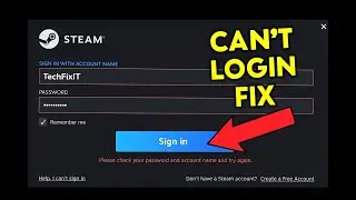 Steam Please Check Your Account Name And Password And Try Again - FIX 2026✅
