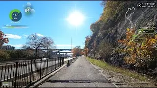 Highbridge Park Loop | Zone 2 Base Training | Virtual Run [019]