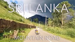 Sri Lanka, Mountain Road, Bike Ride and Walking Tour Before the Rain.