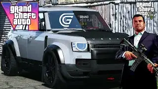 I MODIFIED MY LAND ROVER  DEFENDER 130 | GTA VI IS HERE |