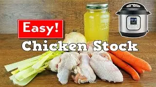 Instant Pot Chicken Stock | Fast Video Recipe