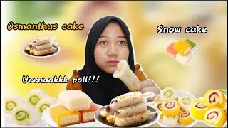 Review Snack China Viral | Osmanthus cake & Snow cake 😋