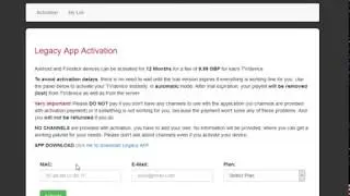 How to activate Mac for Legacy App