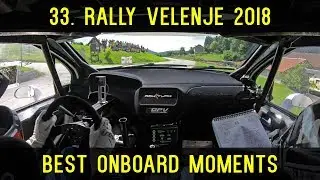 33. rally Velenje 2018 | Best onboard moments | Rok Turk - Blanka Kacin (Peugeot 208 T16)