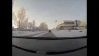 Driving in winter Luleå