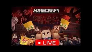 Проходим DLC в Minecraft по Stranger things #minecraft #youtube #live #strangerthings