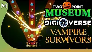 Музей Two Point! 🦴🖼 DLC Digiverse! 🤖 Выжившие вампиры! 🦃🎃(#4)