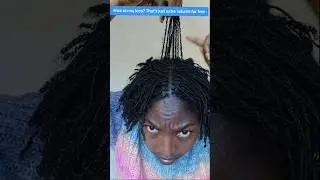 Frizz isn&rsquo;t a problem #microlocs #diylocs #microlocsstyle