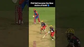Phil Salt became the New victim of Selfish Kohli🗣️ #cricket #rcbvsdc #yt #ipl2025 #shorts #ipl #live